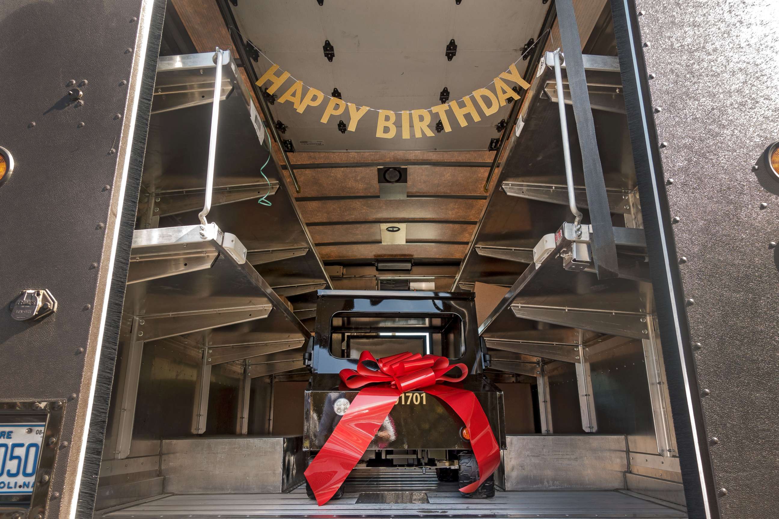 PHOTO: UPS driver Kellie Martin submitted James Walker, 5, for UPS's Wishes Delivered campaign, which delivers mini-UPS trucks to deserving children and organizations around the world, to surprise him for his fifth birthday.