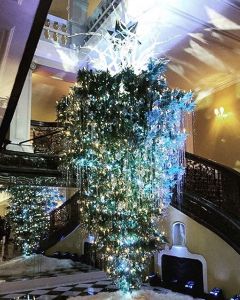 People are flipping out over upside-down Christmas trees this season