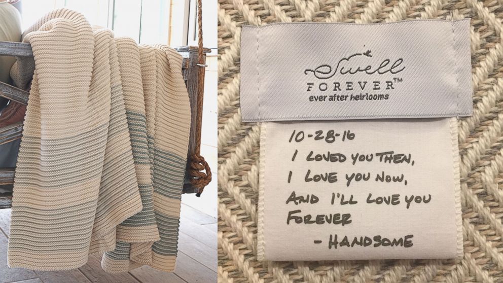 PHOTO: Swell Forever blankets can be personalized. 