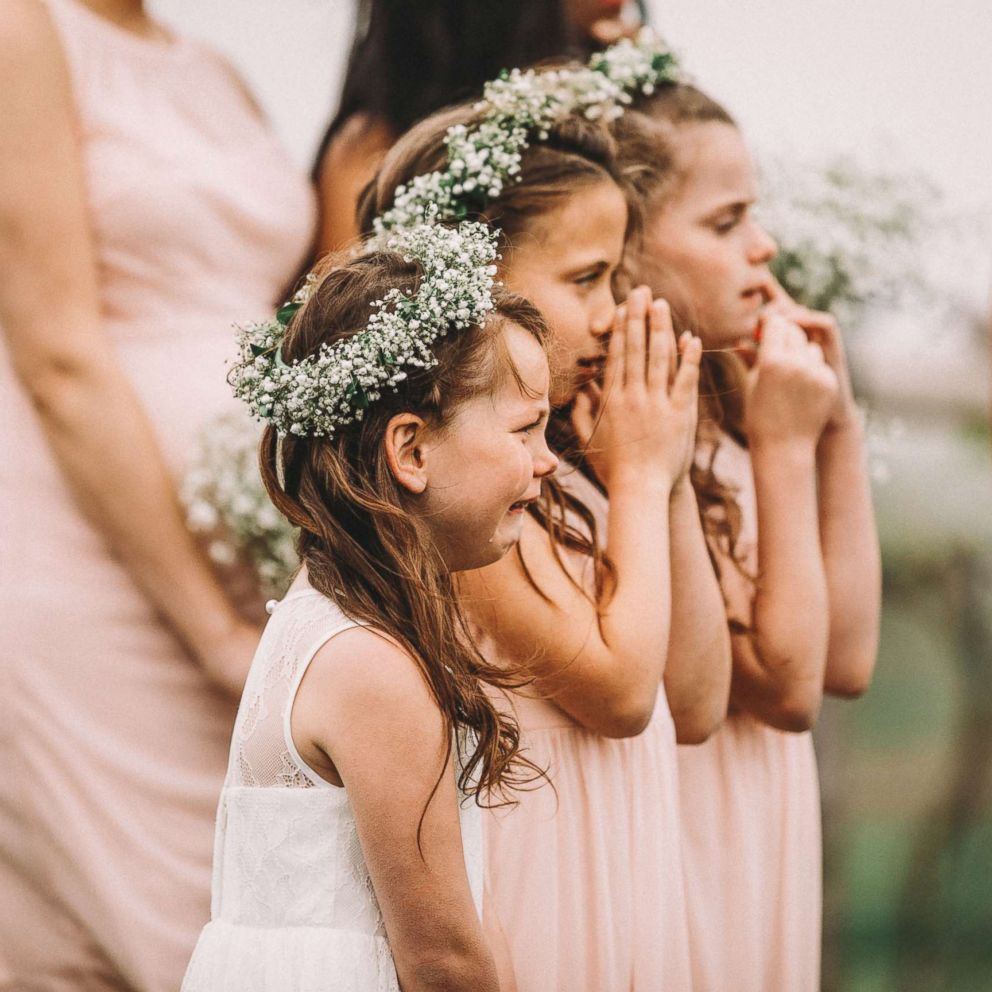 Why this bride had guests wear blindfolds during her ceremony