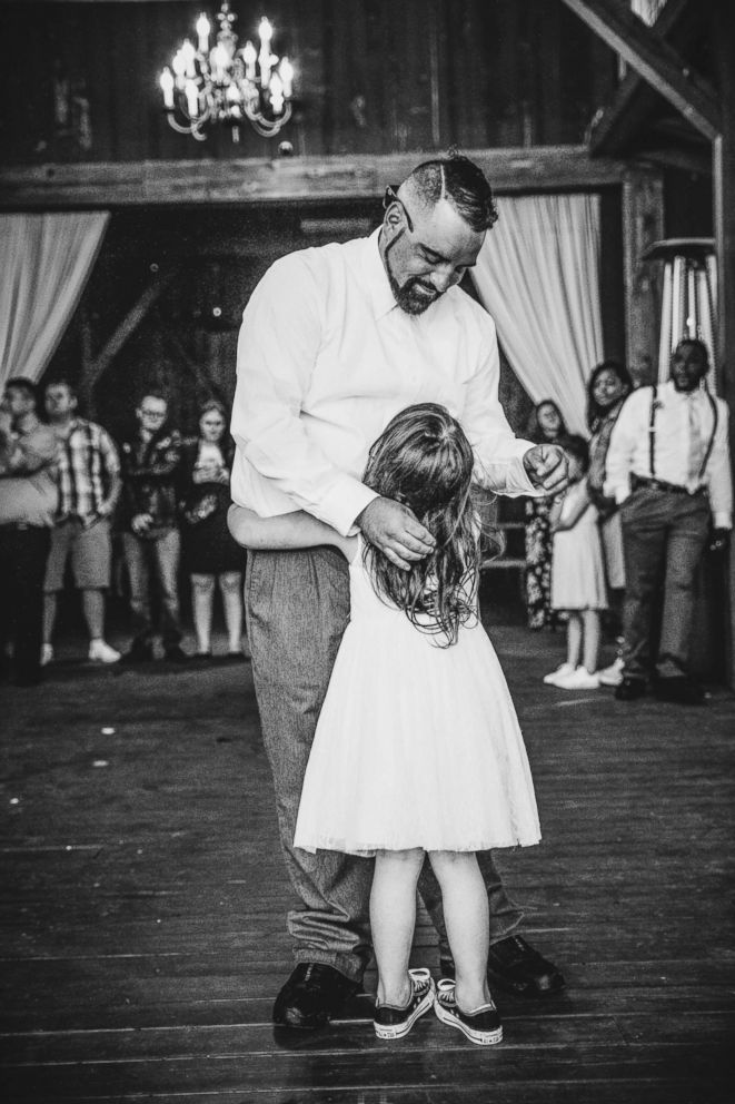 PHOTO: Timmy Gibson dances with his daughter Lexi during his May 12 wedding.