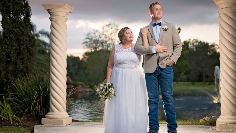 PHOTO: Chloe and Timothy Waterreus of Kingwood, Texas, were surprised with a free dream wedding after their home and original wedding plans were ruined by the storm.