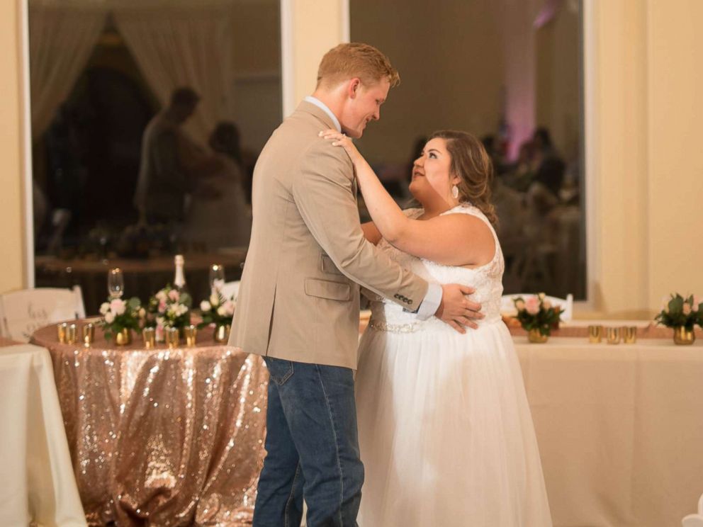 PHOTO: Chloe and Timothy Waterreus of Kingwood, Texas, were surprised with a free dream wedding after their home and original wedding plans were ruined by the storm.