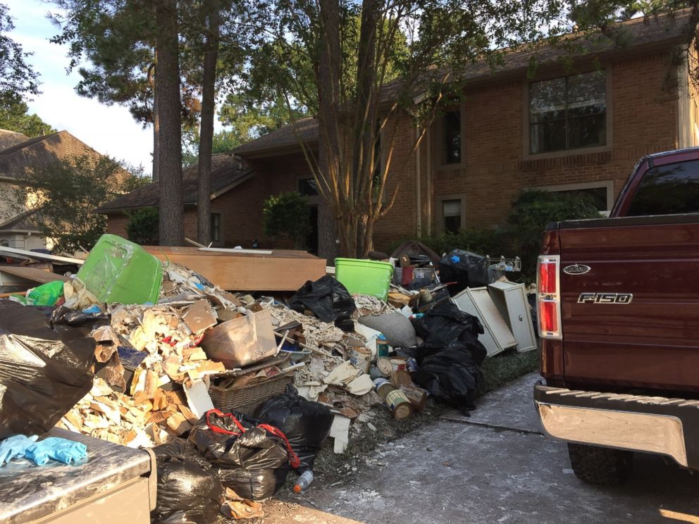 PHOTO: Chloe and Timothy Waterreus' home in Kingwood, Texas, was flooded with six feet of water after Hurricane Harvey struck.