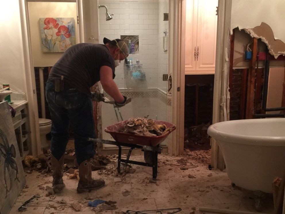 PHOTO: Chloe and Timothy Waterreus home in Kingwood, Texas, was flooded with six feet of water after Hurricane Harvey struck.