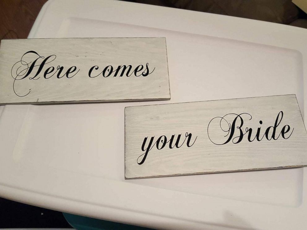 PHOTO: Larissa Nixon Sloan plans to donate decorations from her August wedding in Perkins, Oklahoma, to brides-to-be affected by Hurricane Harvey.