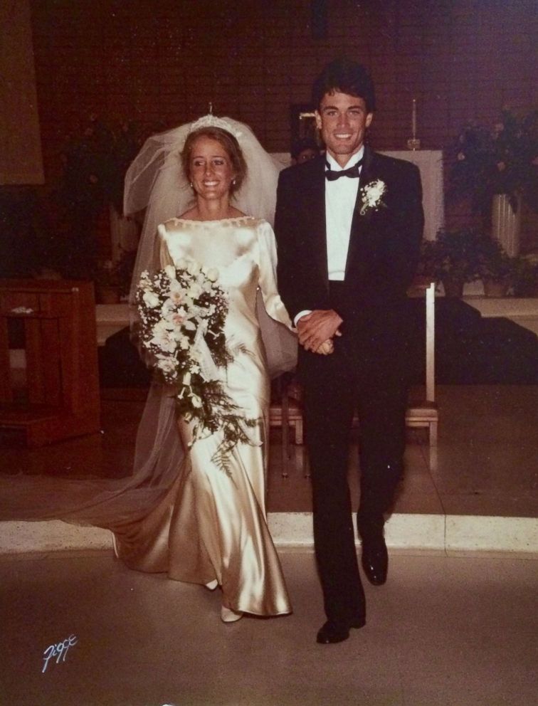 PHOTO: Marta Prietto O'Hara and Kevin O'Hara smile on their wedding day in 1983. 
