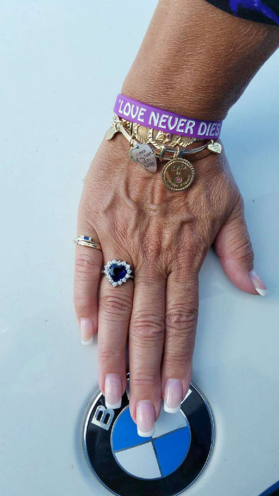 PHOTO: Sara Lopez was reunited with the sentimental ring honoring her late son, David, lost at his favorite beach. 