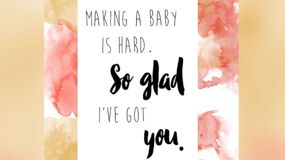 Kristy Koser, a woman struggling to conceive, created greeting cards for women like her.