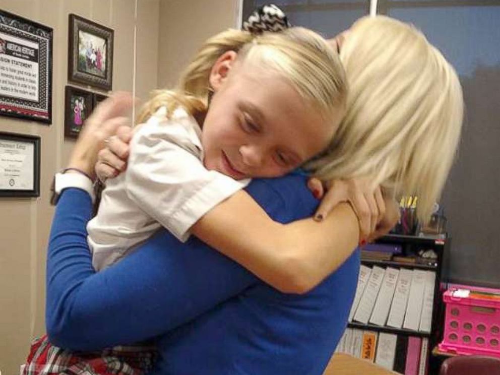 PHOTO: The reaction of Tannah Butterfield, 11, to learning that her foster parents would be adopting her was caught on camera on Oct. 2 by her schools video surveillance in South Jordan, Utah.