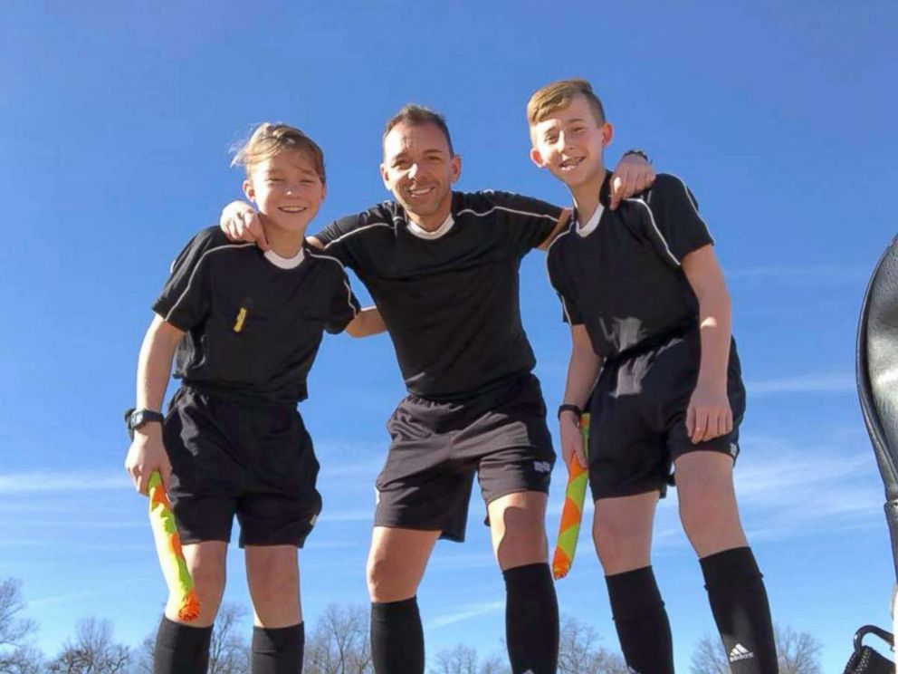 PHOTO: Brian Barlow, a parent and referee, created the stop initiative and Offside on Facebook to flag bad behavior from parents on sidelines at youth sports events. 