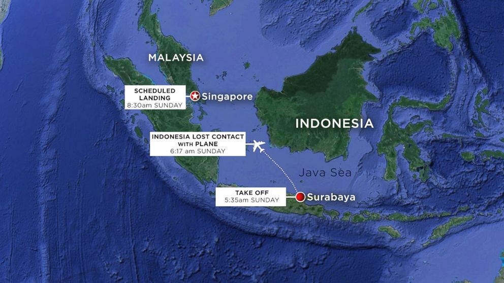 AirAsia Airbus A320-200 Map flight path with times