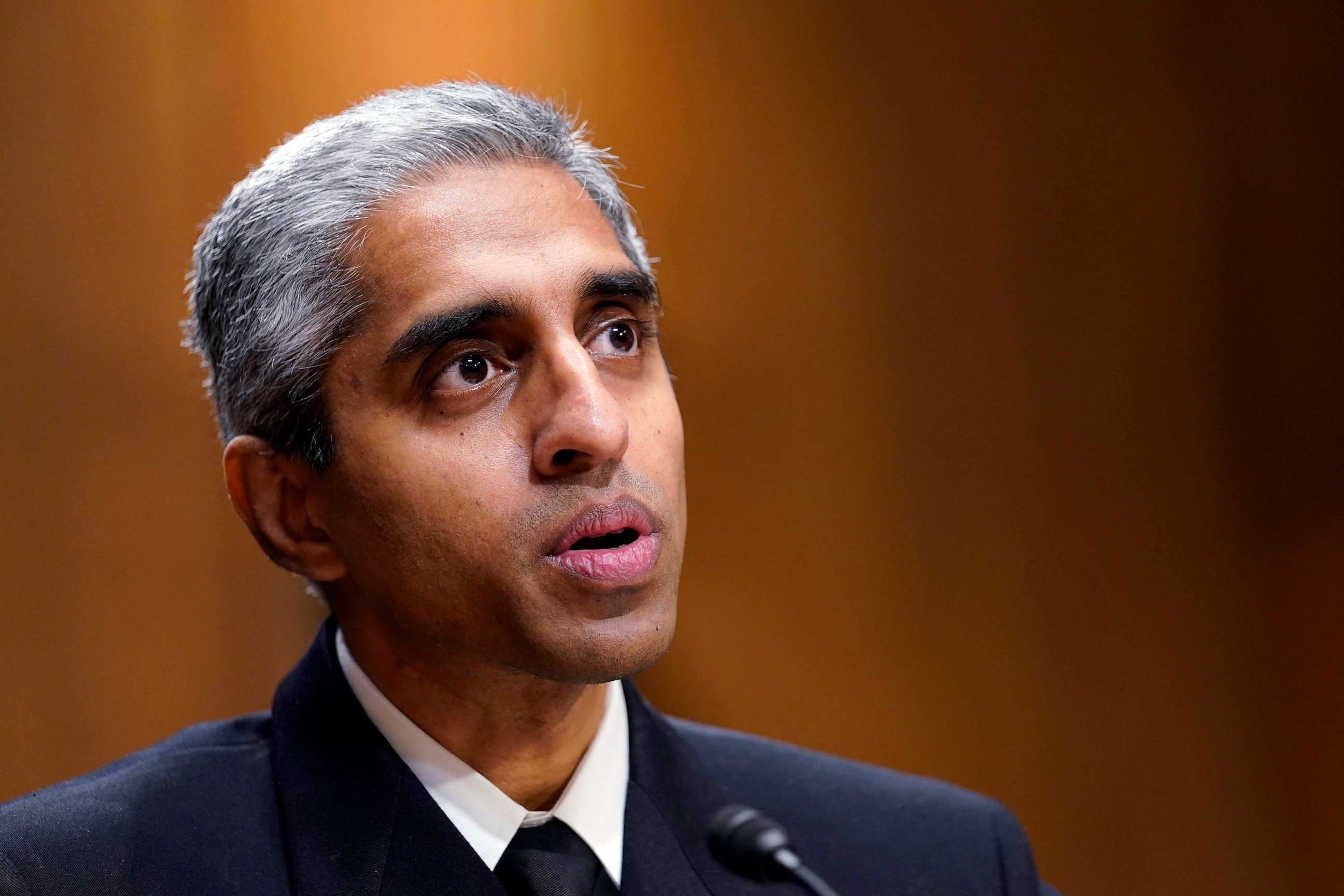 PHOTO: FILE - Surgeon General Dr. Vivek Murthy testifies before the Senate Finance Committee on Capitol Hill in Washington, Feb. 8, 2022.
