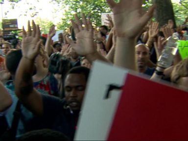 Hands-Up: Protests Continue in Ferguson, Missouri