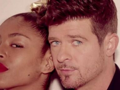 VIDEO: Robin Thicke and Pharrell are locked in a legal battle with Marvin Gaye's estate over their hit song.