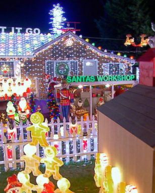 VIDEO: Tis the season for competing for the biggest Christmas lights displays