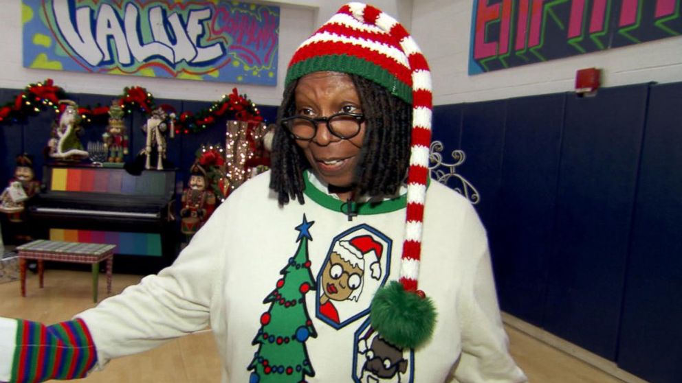 Whoopi goldberg clearance christmas sweaters 2017