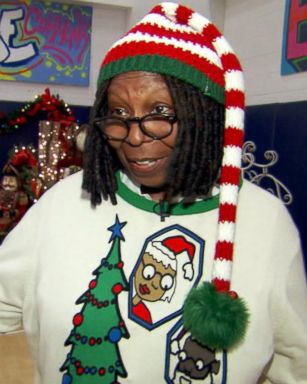 VIDEO: Whoopi Goldberg surprises foster children with presents and Genie from 'Aladdin'