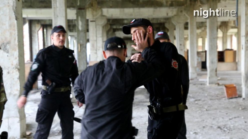 VIDEO: Inside a training session with a pro-Putin paramilitary group