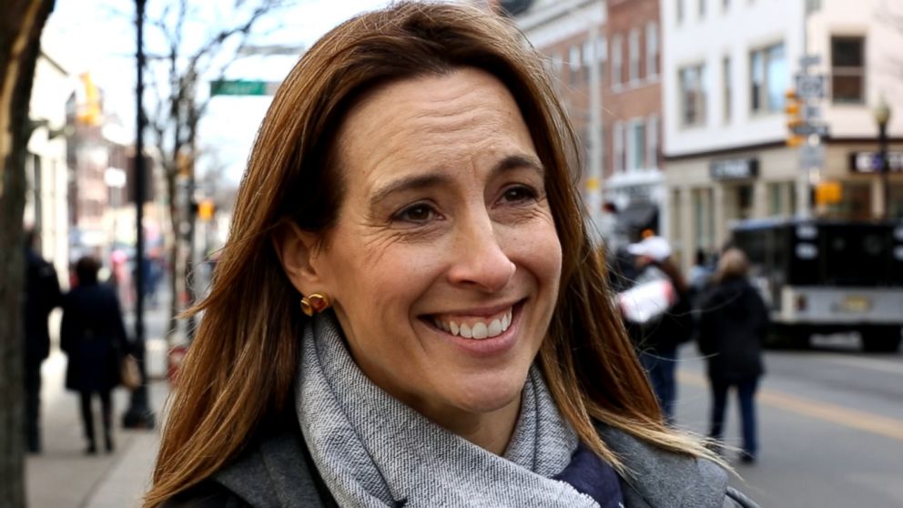 Sherrill, a mother of four, a former pilot and federal prosecutor, is running against a 22-year Republican incumbent in New Jersey's 11th District.