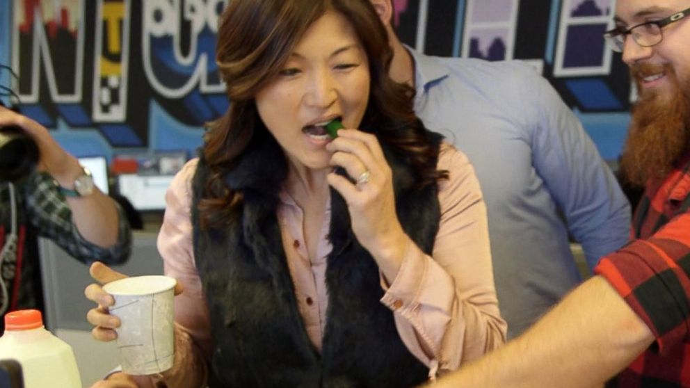 Nightline' co-anchor Juju Chang and team take the ALS pepper