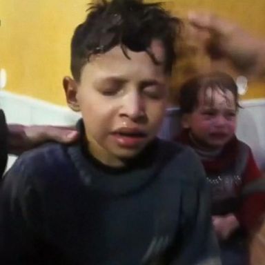 VIDEO: Civilians killed, children struggling to breathe in alleged chemical attack in Syria