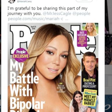 VIDEO: Mariah Carey speaks out about her struggles with bipolar disorder