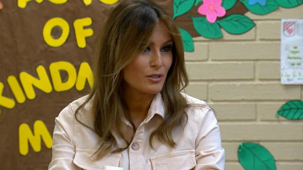 Video First Lady Melania Trump Visits Texas To See Migrant Children ...