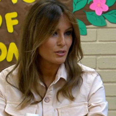 VIDEO: First Lady Melania Trump visits Texas to see migrant children separated from parents