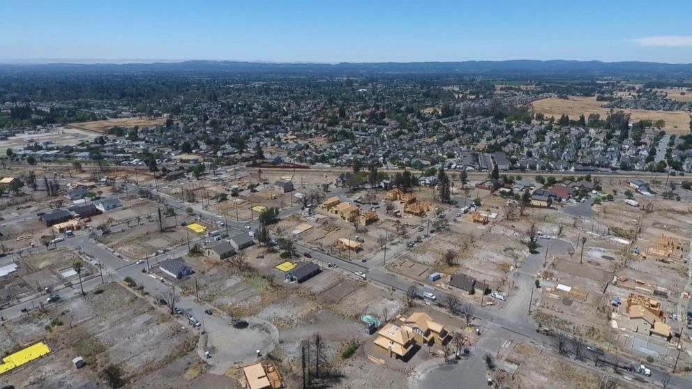 What the Coffey Park, Calif., neighborhood looks like today after