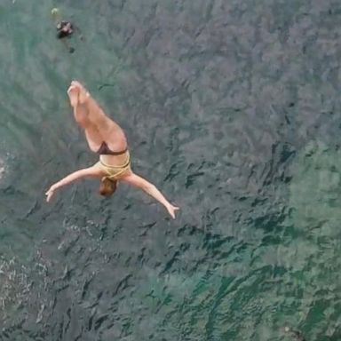 VIDEO: The world's most elite cliff divers compete from jawdropping heights