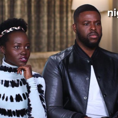 VIDEO: Lupita Nyong'o, Winston Duke on 'We are Americans' line in 'Us'