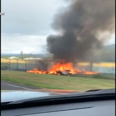 VIDEO: Onlookers watched in horror as Hawaii sky diving plane crashed with 11 onboard