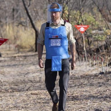 VIDEO: Prince Harry follows in late Princess Diana’s footsteps at Angola landmine field