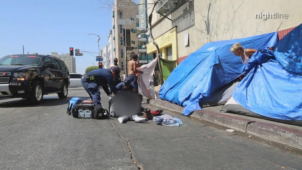 The Homeless of Skid Row, Which Way, L.A.?