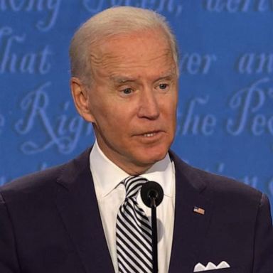 VIDEO: Trump, Biden spar over COVID-19, economy and racial tensions