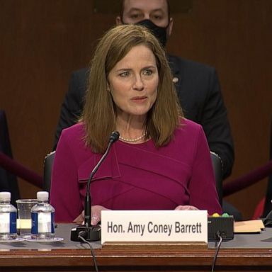 VIDEO: Amy Coney Barrett hearings underway, 2 women take opposing sides on her confirmation