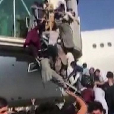 VIDEO: As Afghanistan devolves into chaos, nationals try desperately to flee their homeland