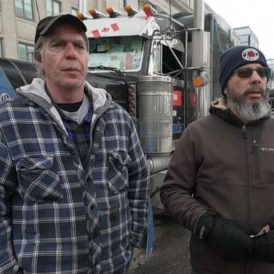 VIDEO: Ant-vaccine truckers paralyzing Ottawa 