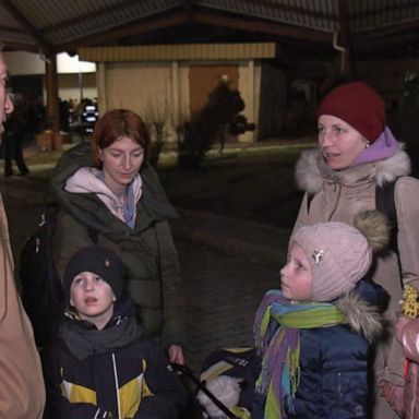 VIDEO: Ukrainian families share their painful journey