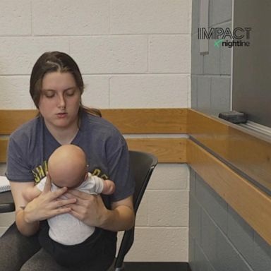 PHOTO: Sam, a young mom, says her perspective on abortion is different for others’ bodies than her own. Watch “Impact,” only on Hulu.