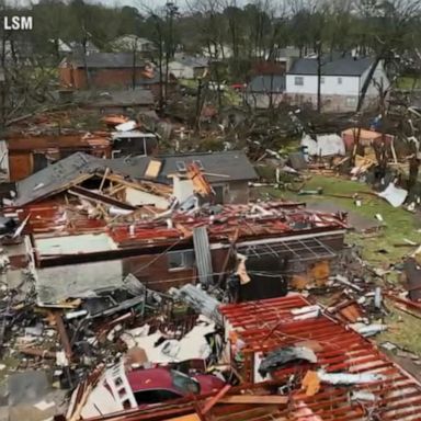 VIDEO: 'Catastrophic' tornado touches down in Little Rock, Arkansas