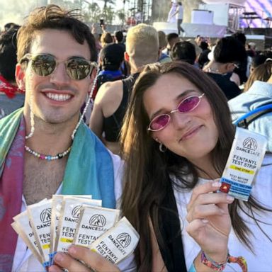 VIDEO: Harm reduction group hits Coachella with Fentanyl test strips and Narcan