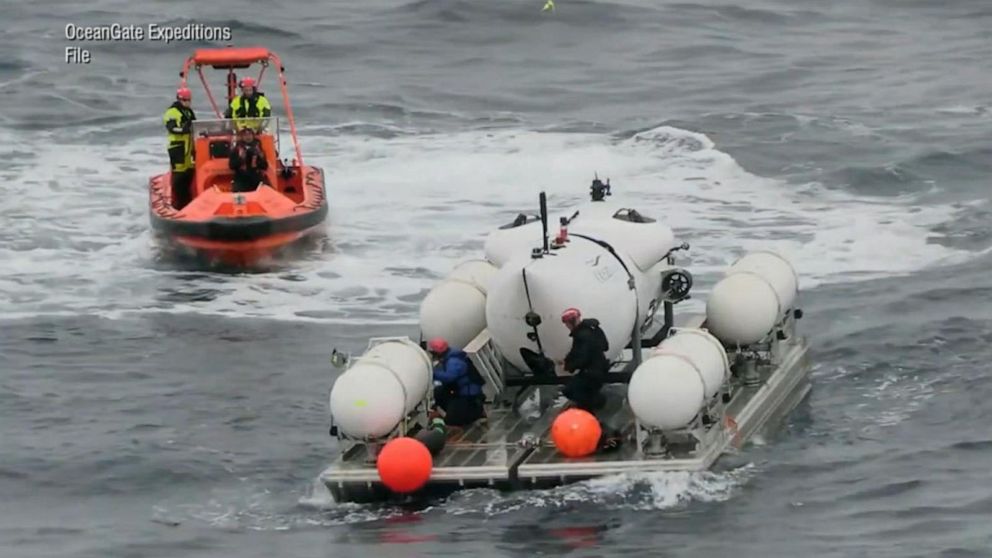 Video Titanic Tourist Submersible Missing Abc News 