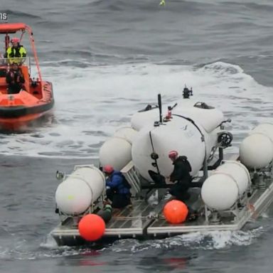 VIDEO: Titanic tourist submersible missing