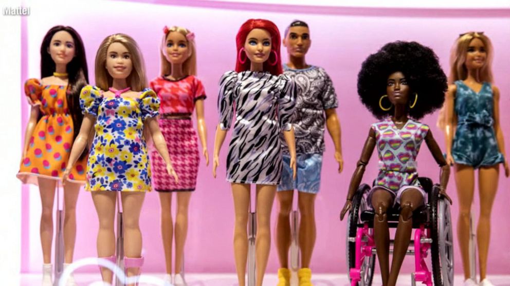 Mattel unveils diverse line of Ken dolls - ABC News