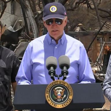 VIDEO: Biden tours Maui destruction