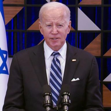 VIDEO: Biden meets with Israeli leaders as violence ramps up