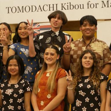 VIDEO: Culture exchange program gives hope to 11 students affected by the wildfires in Hawaii