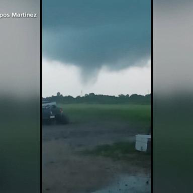 VIDEO: 'Sucked into a tornado'